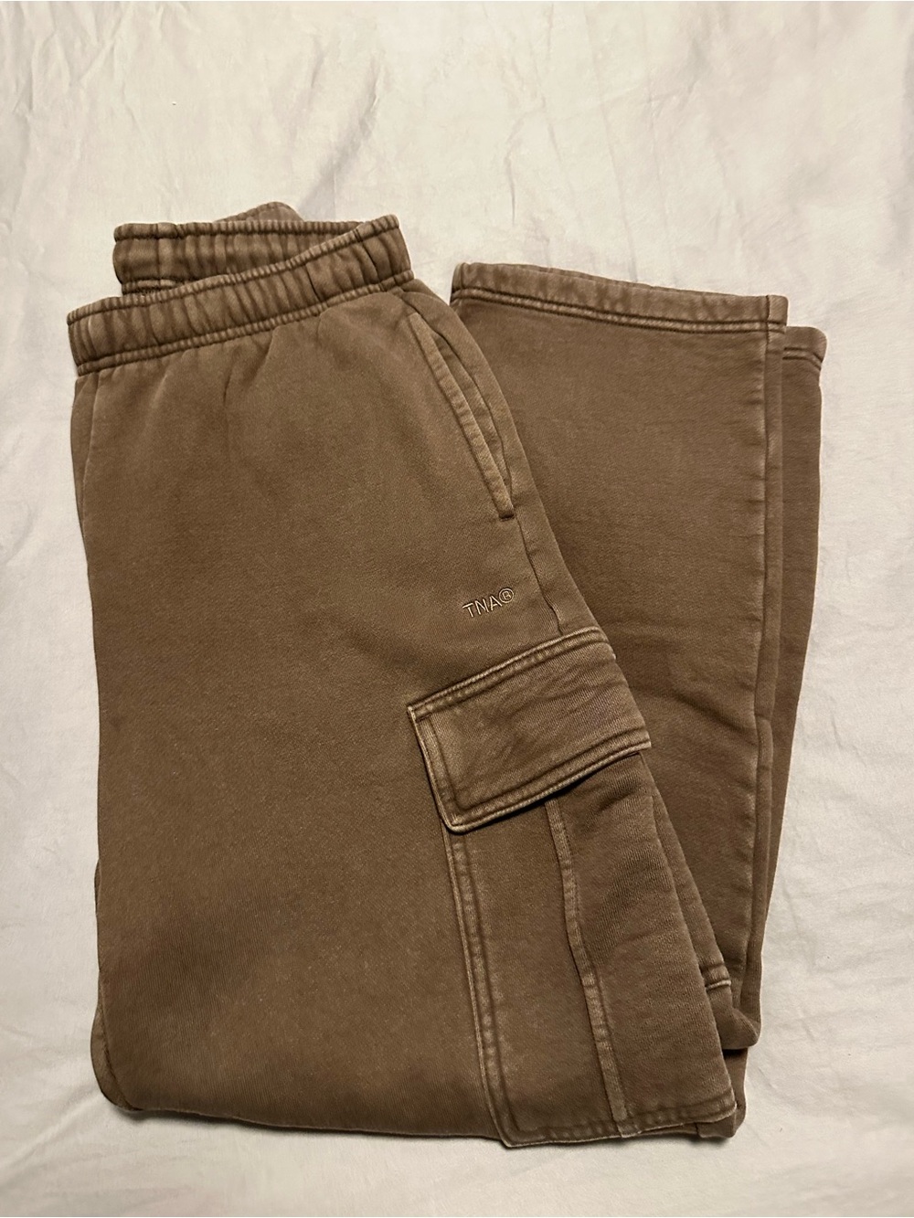 TNA Men's Brown Cargo Joggers